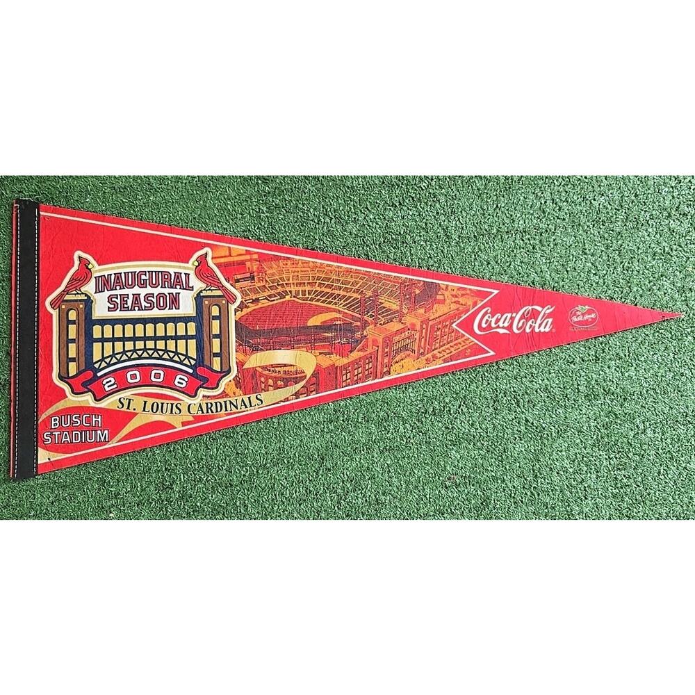 Rare 2006 Pennant St. Louis Cardinals MLB Inaugural Season 12" x 29" NOS